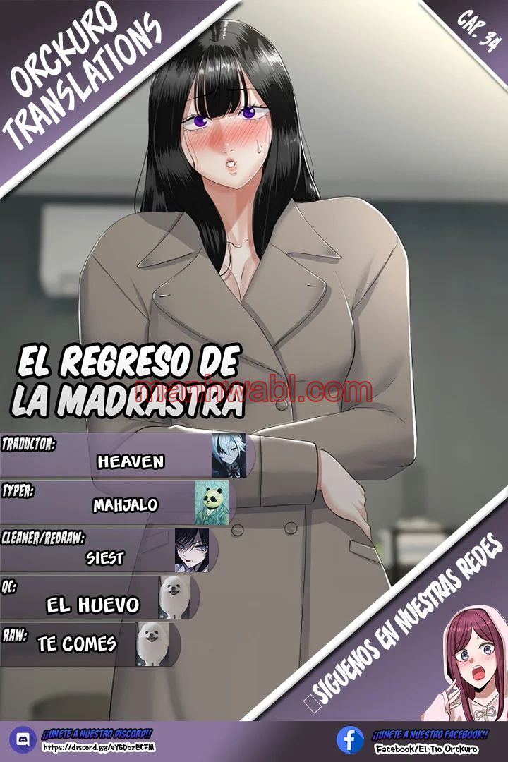 El regreso de la madrastra - Capítulo 34 manhwa