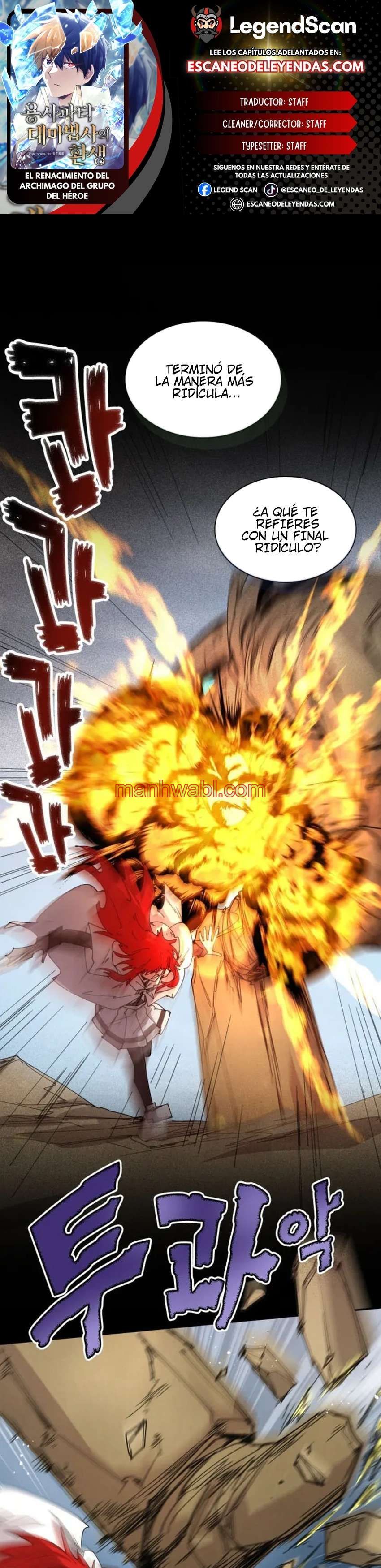 Reincarnation of the Hero Party’s Grand Mage - Capítulo 112 manhwa