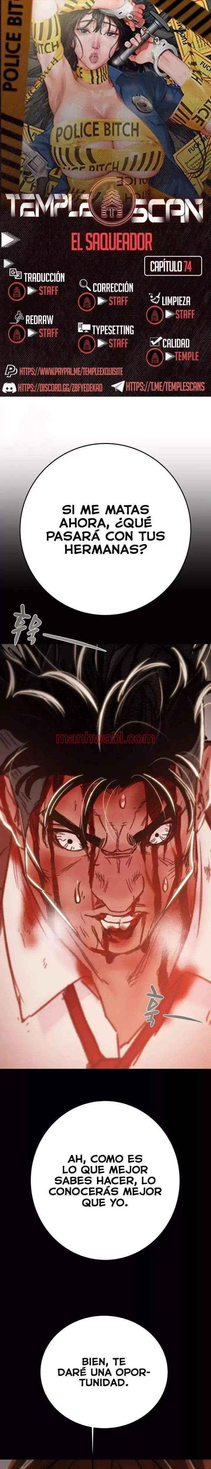 El Saqueador - Capítulo 74 manhwa