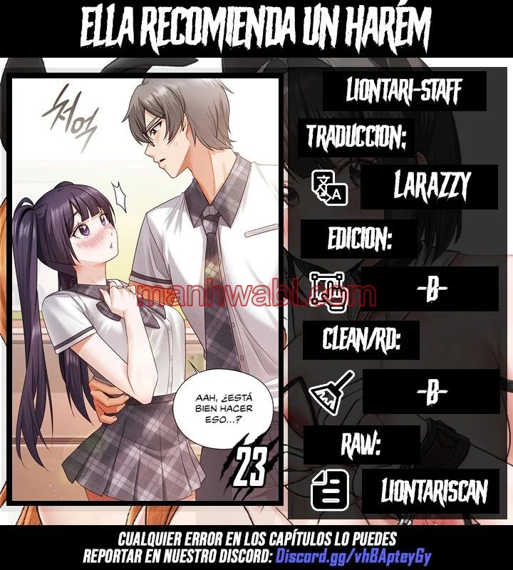 Ella recomienda un harém - Capítulo 23 manhwa