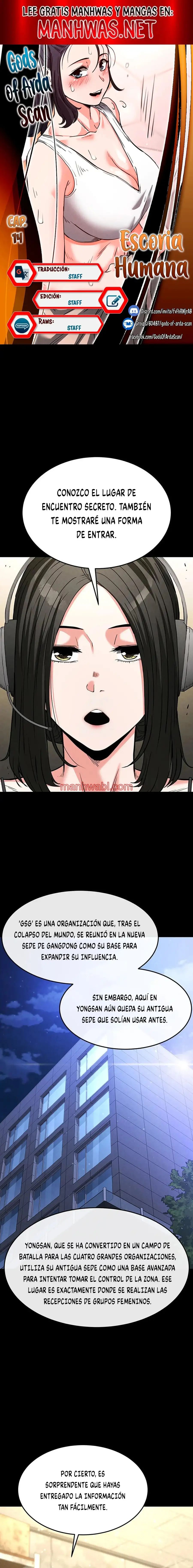 Escoria Humana - Capítulo 14 manhwa