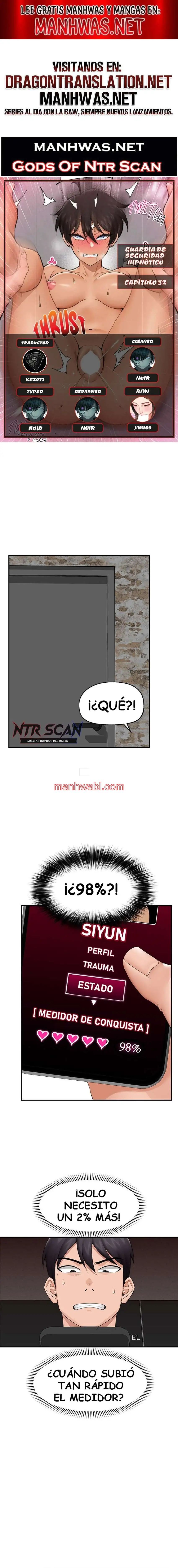 Guardia de seguridad hipnotico - Capítulo 32 manhwa