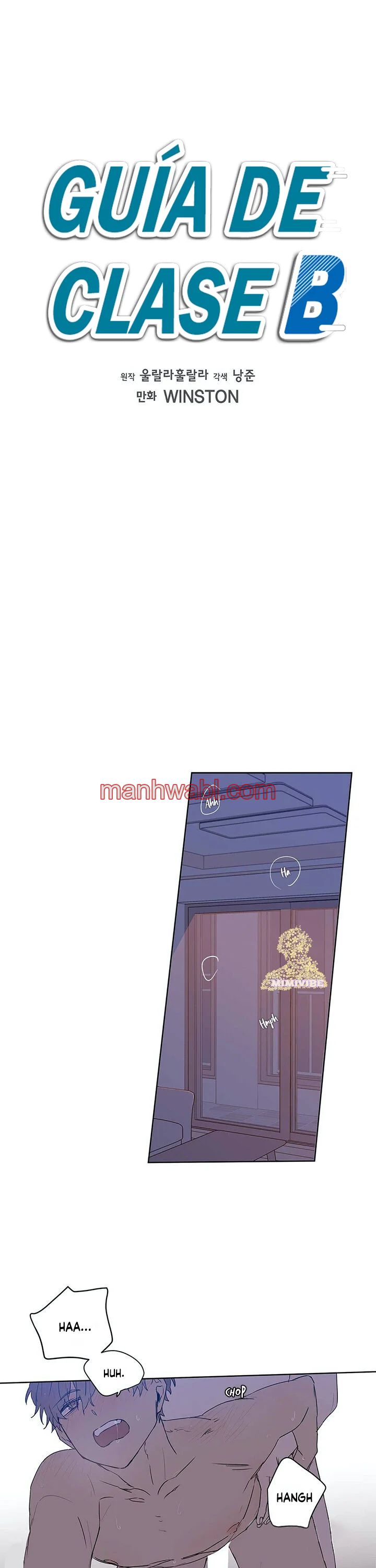 Guía de clase B - Capítulo 22 manhwa