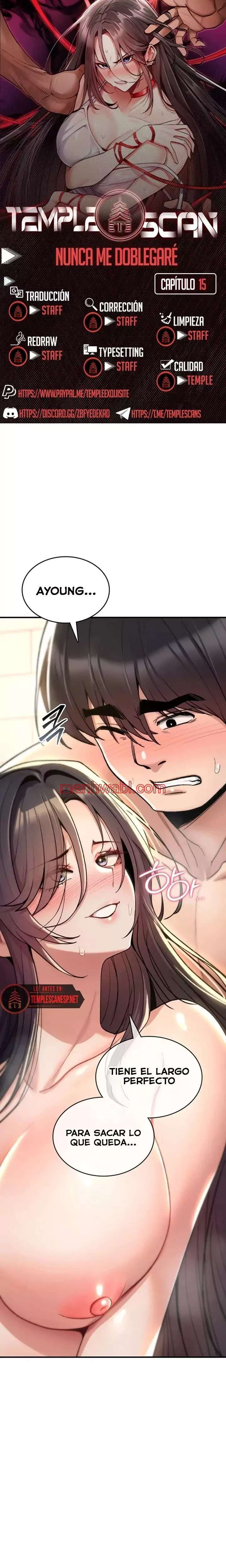 ¡No van a romperme! - Capítulo 15 manhwa