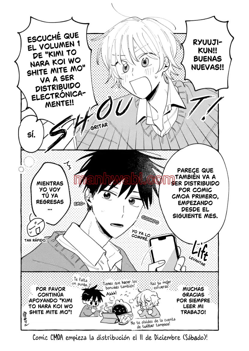 Kimi to Nara Koi wo Shite Mite mo - Capítulo 10.5 manhwa