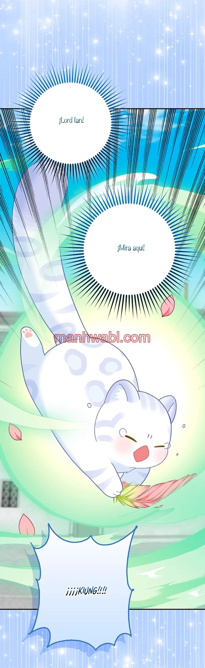 La bebe leopardo de las nieves de la familia de leopardos negros - Capítulo 39_2 manhwa