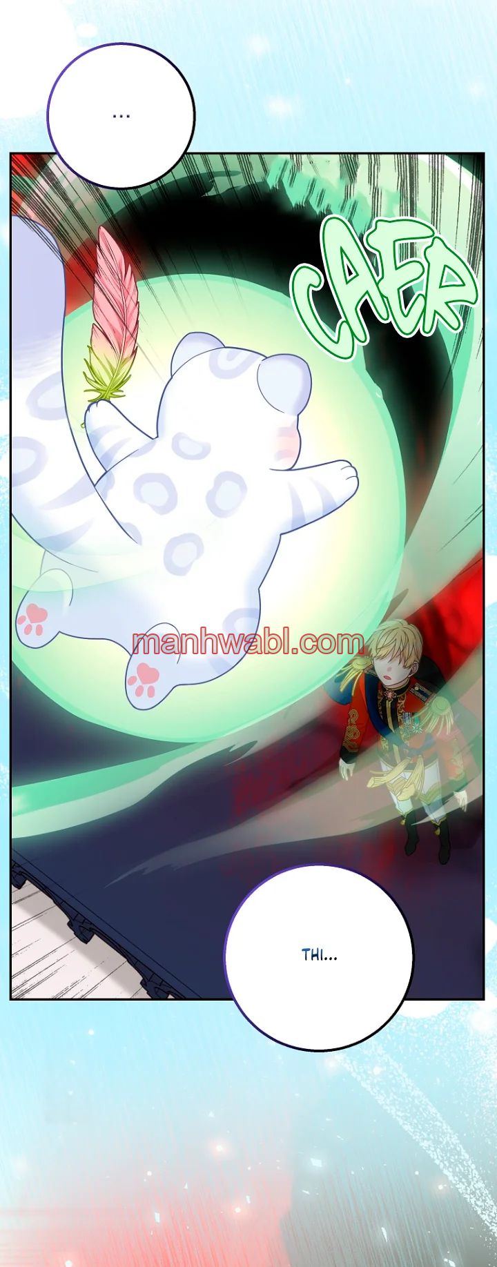 La bebe leopardo de las nieves de la familia de leopardos negros - Capítulo 39_2 manhwa