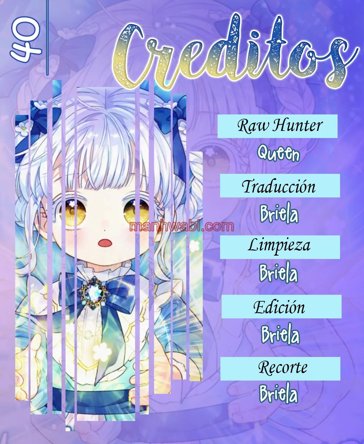 La bebe leopardo de las nieves de la familia de leopardos negros - Capítulo 40 manhwa