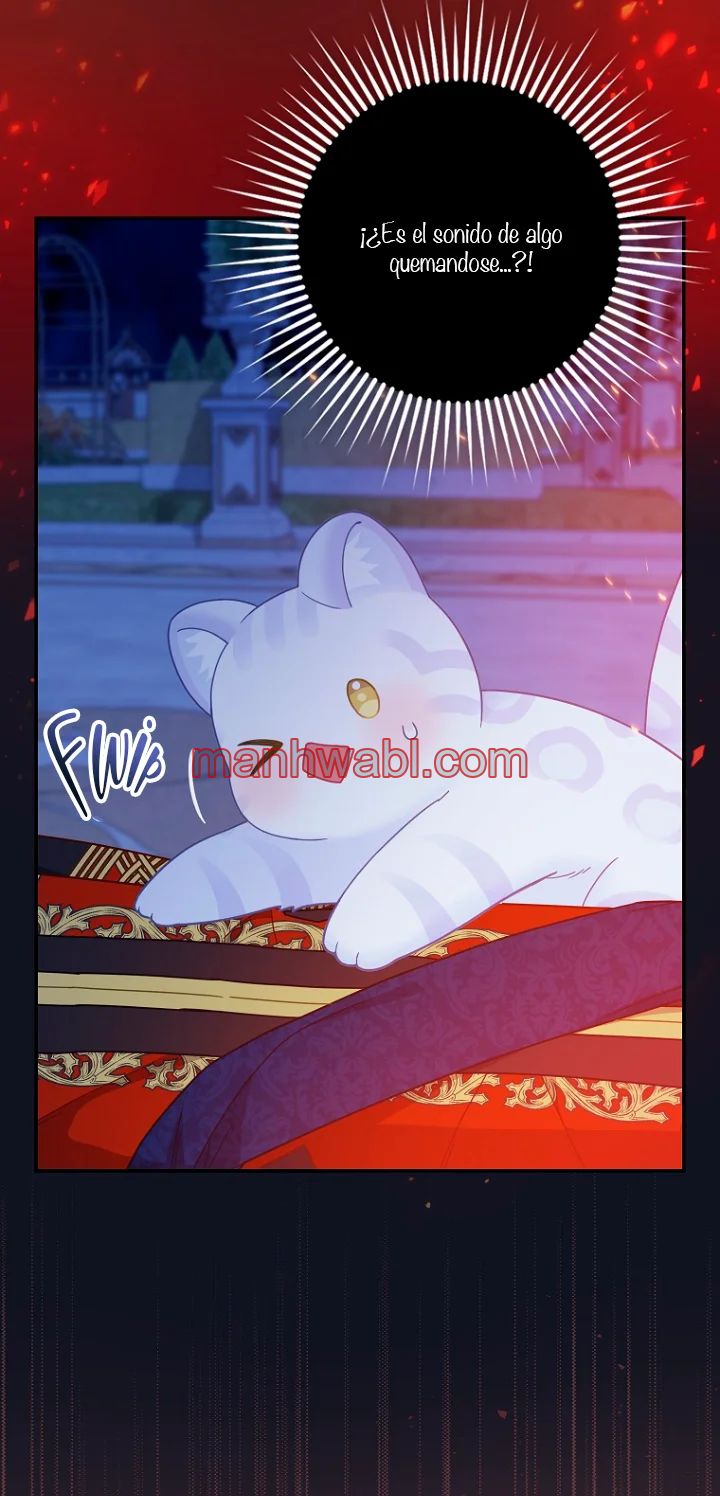 La bebe leopardo de las nieves de la familia de leopardos negros - Capítulo 40 manhwa