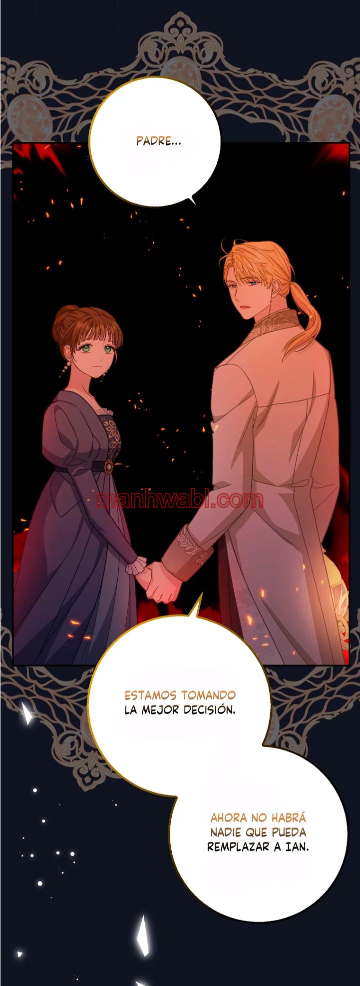 La bebe leopardo de las nieves de la familia de leopardos negros - Capítulo 40_2 manhwa