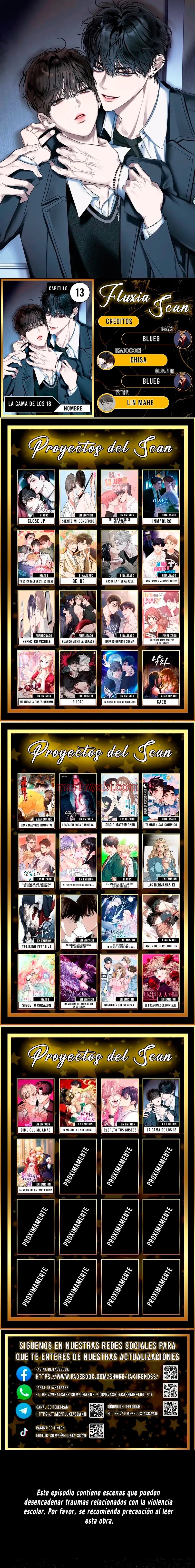 La Cama De Los Dieciocho - Capítulo 13 manhwa