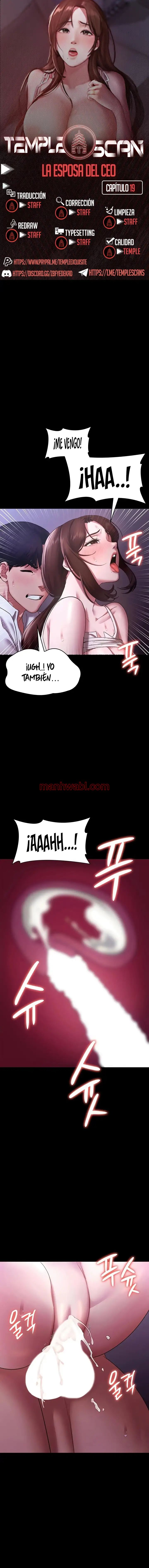 La esposa del jefe - Capítulo 19 manhwa