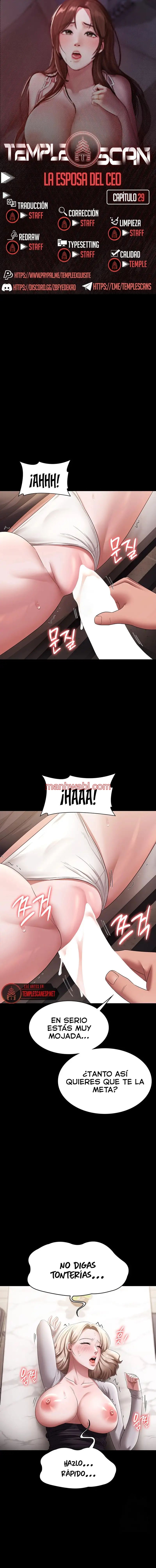 La esposa del jefe - Capítulo 29 manhwa