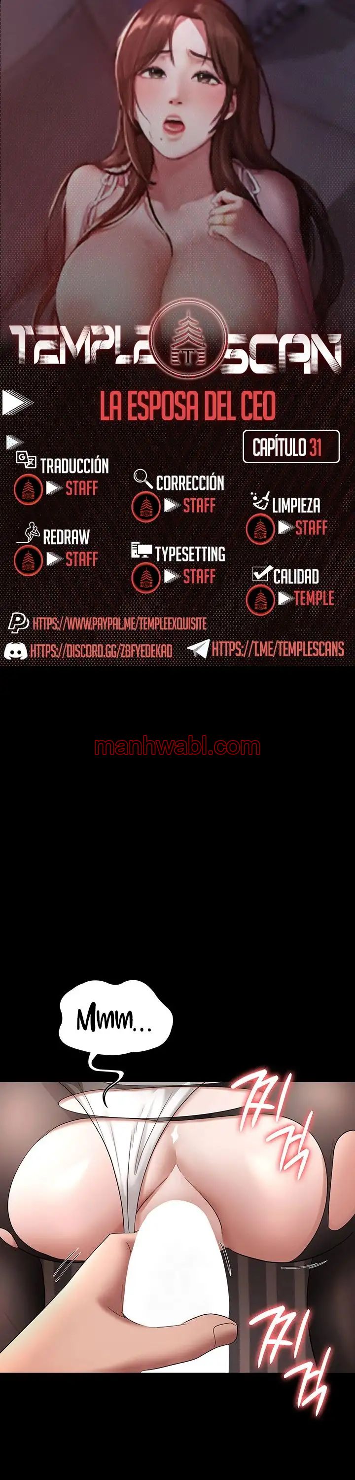 La esposa del jefe - Capítulo 31 manhwa