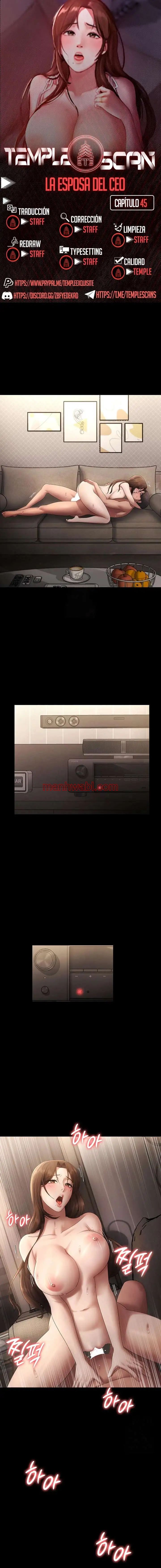 La esposa del jefe - Capítulo 45 manhwa