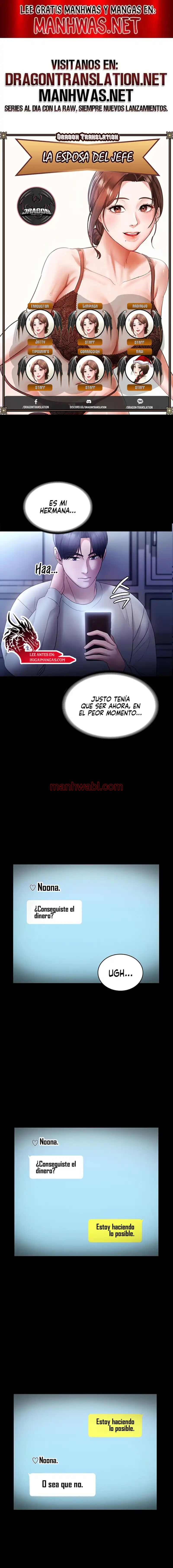 La esposa del jefe - Capítulo 58 manhwa