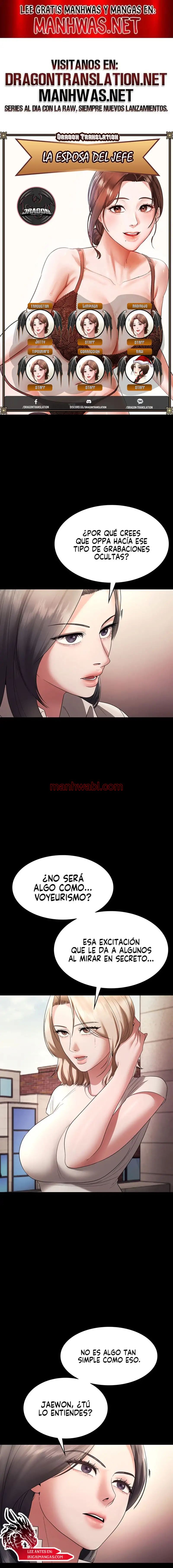 La esposa del jefe - Capítulo 63 manhwa