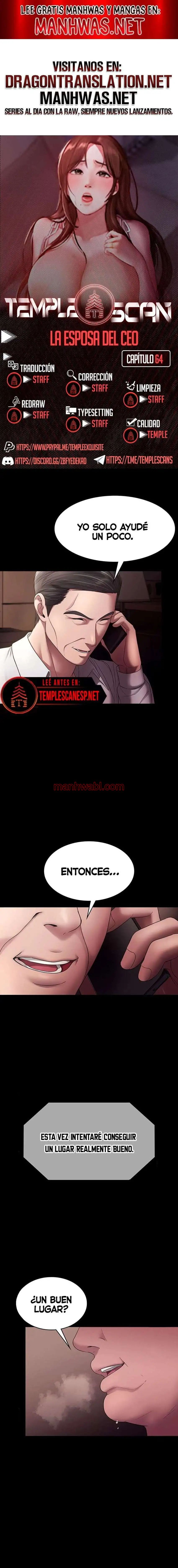 La esposa del jefe - Capítulo 64 manhwa