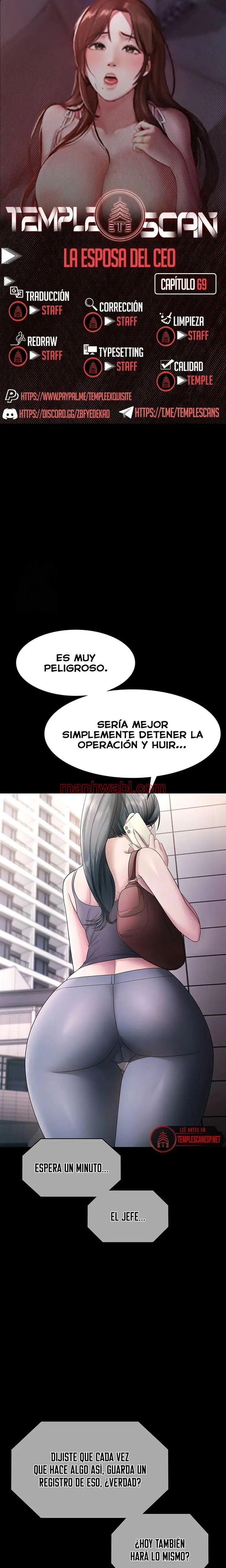 La esposa del jefe - Capítulo 69 manhwa