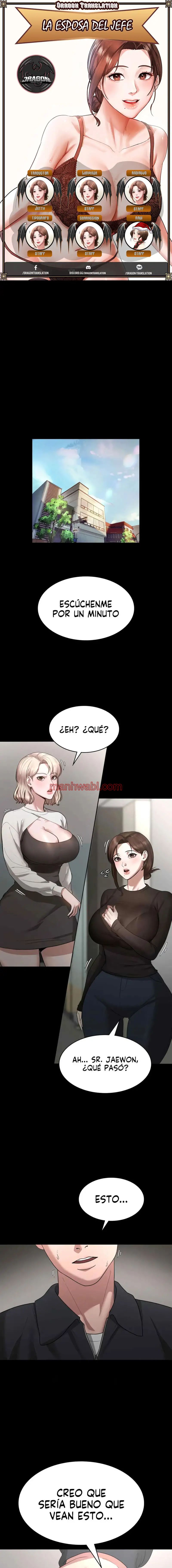La esposa del jefe - Capítulo 7 manhwa
