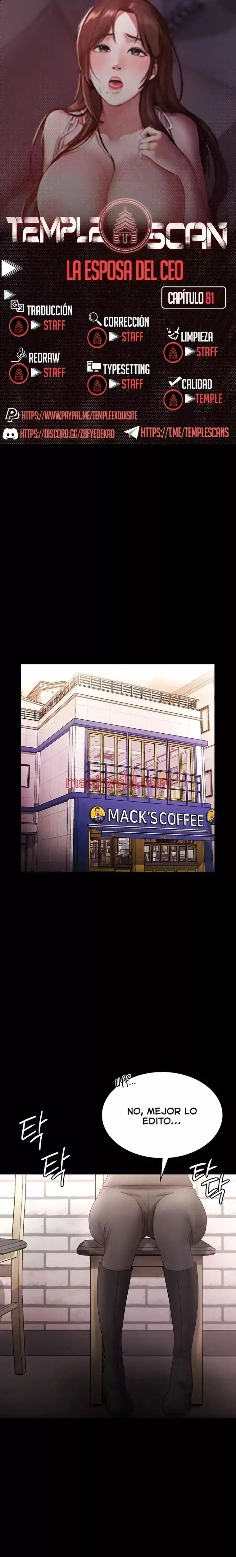 La esposa del jefe - Capítulo 81 manhwa