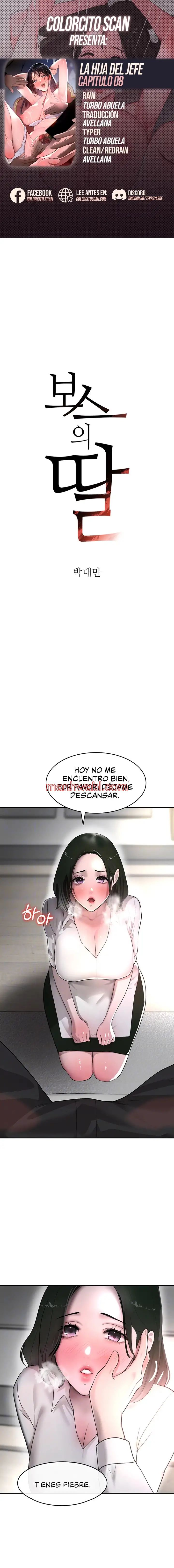 La hija del jefe - Capítulo 8 manhwa