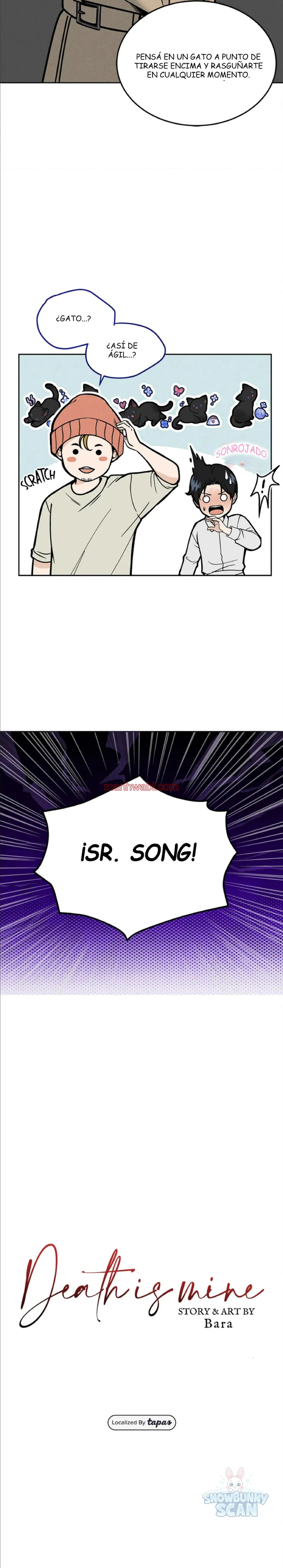 LA MUERTE ES MÍA - Capítulo 10 manhwa