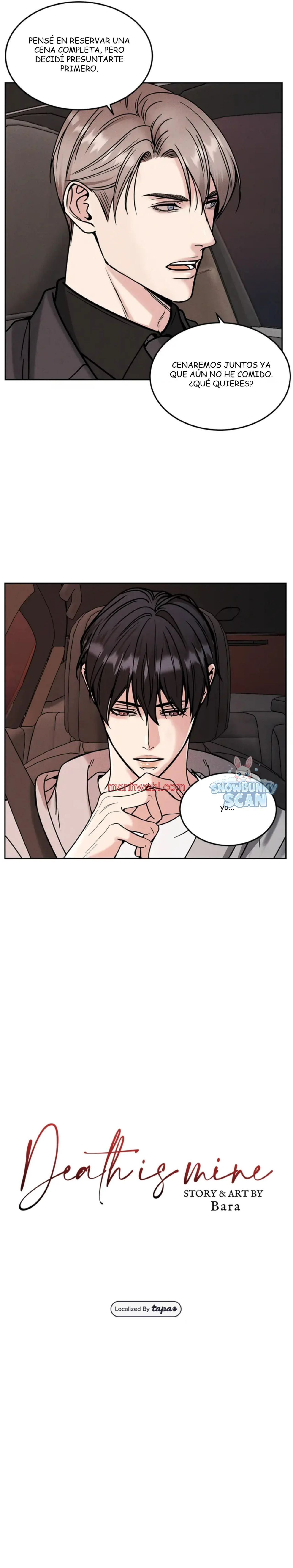 LA MUERTE ES MÍA - Capítulo 13 manhwa