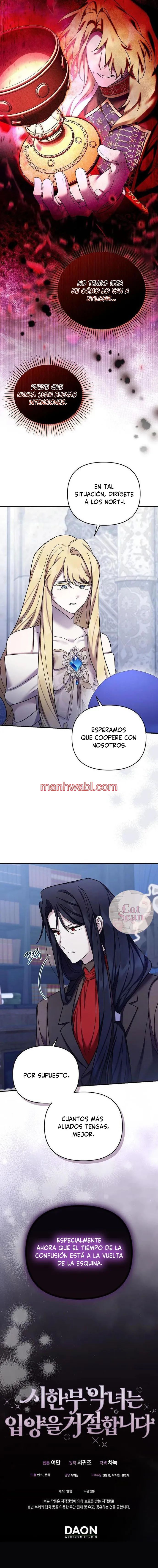 La villana se niega a ser adoptada - Capítulo 40_3 manhwa