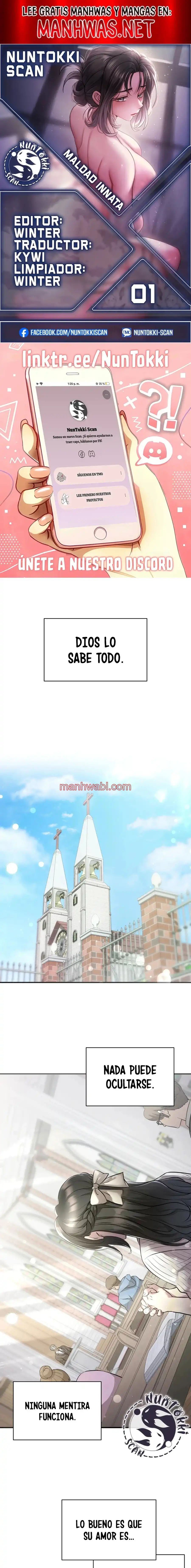 Maldad innata - Capítulo 1 manhwa