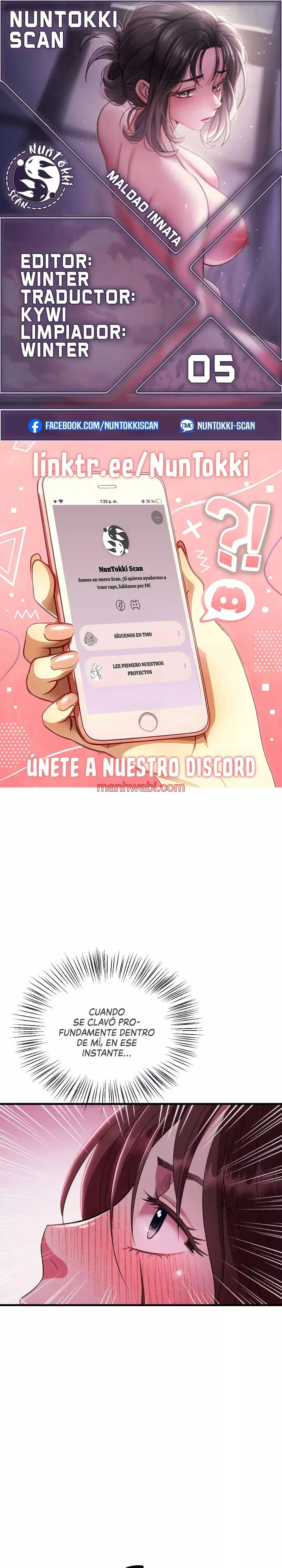 Maldad innata - Capítulo 5 manhwa