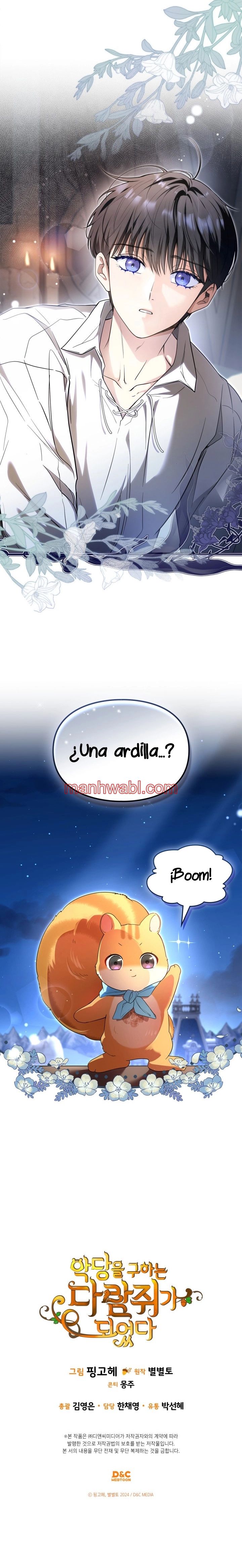 Me convertí en la ardilla que salvo al villano - Capítulo 1_3 manhwa