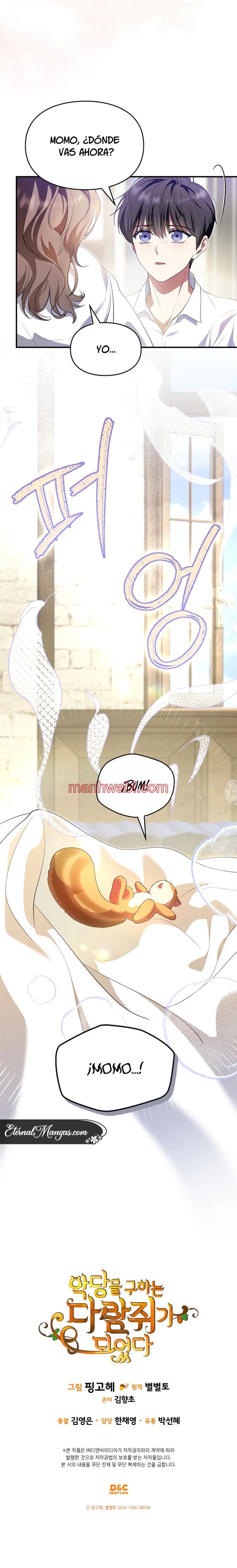 Me convertí en la ardilla que salvo al villano - Capítulo 9_3 manhwa