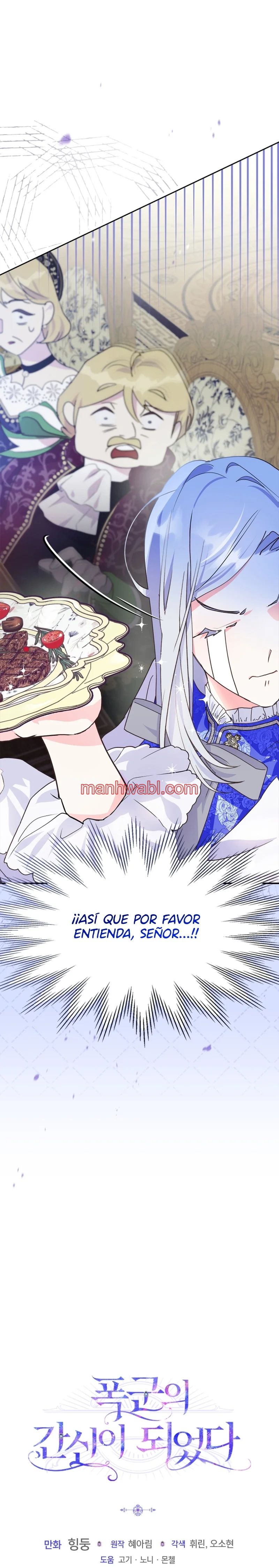 Me convertí en la sierva del tirano - Capítulo 3_3 manhwa