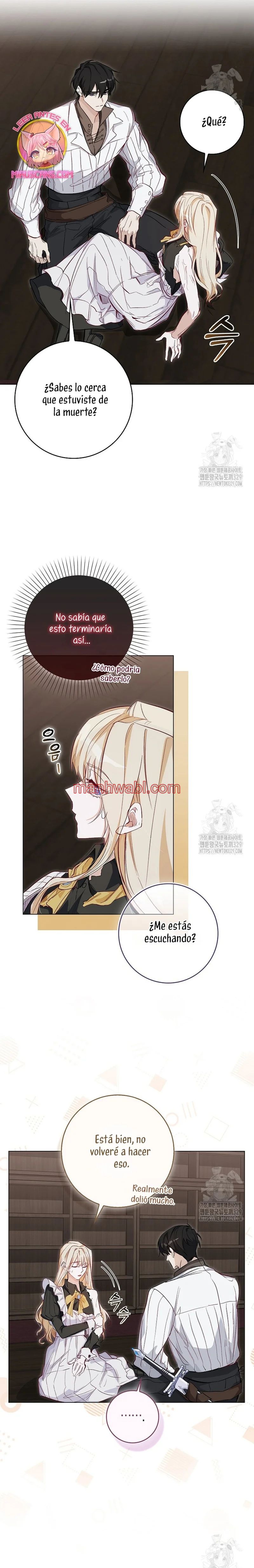 Me convertí en la sirvienta del protagonista de un juego de terror - Capítulo 10_2 manhwa