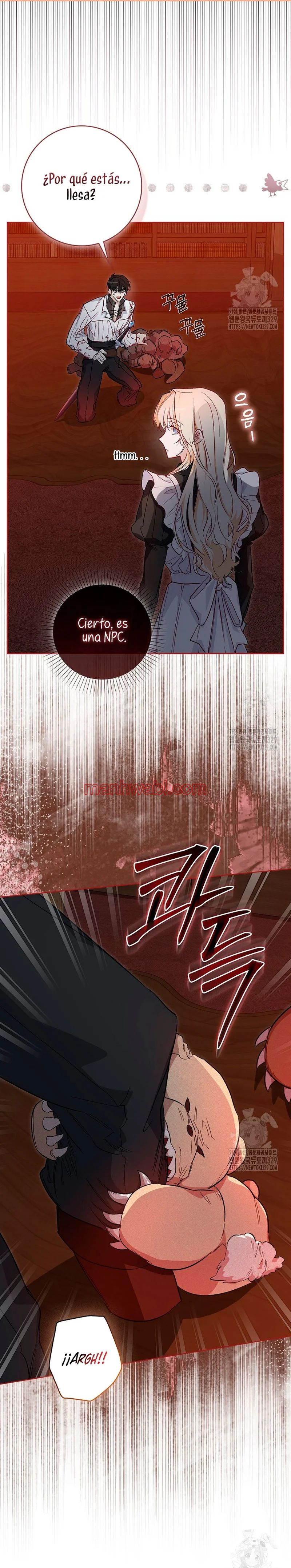 Me convertí en la sirvienta del protagonista de un juego de terror - Capítulo 12 manhwa