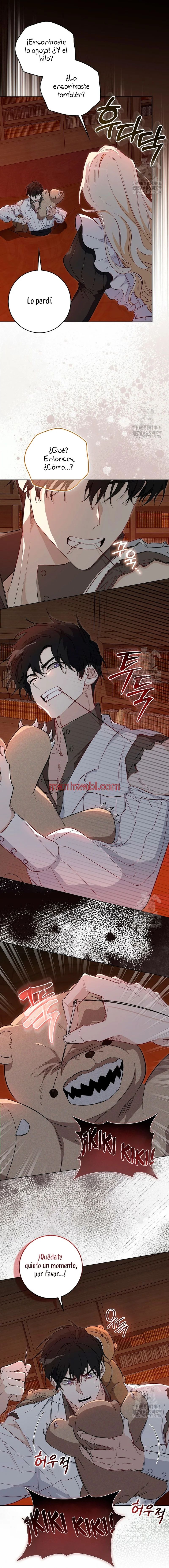 Me convertí en la sirvienta del protagonista de un juego de terror - Capítulo 12_2 manhwa