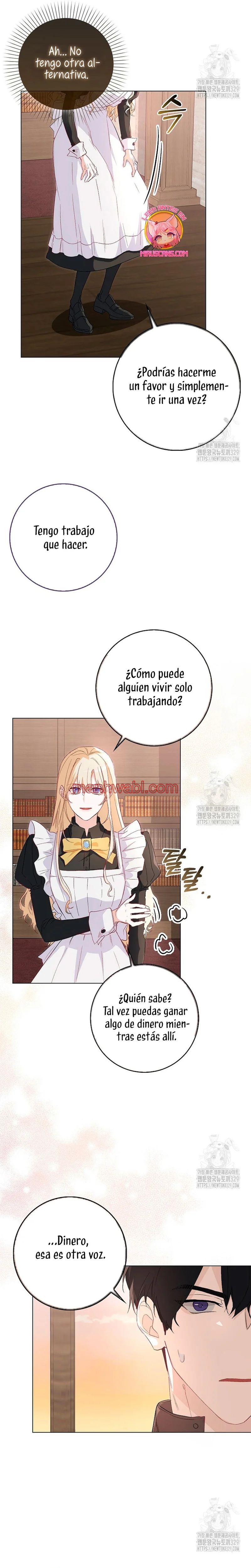 Me convertí en la sirvienta del protagonista de un juego de terror - Capítulo 13 manhwa