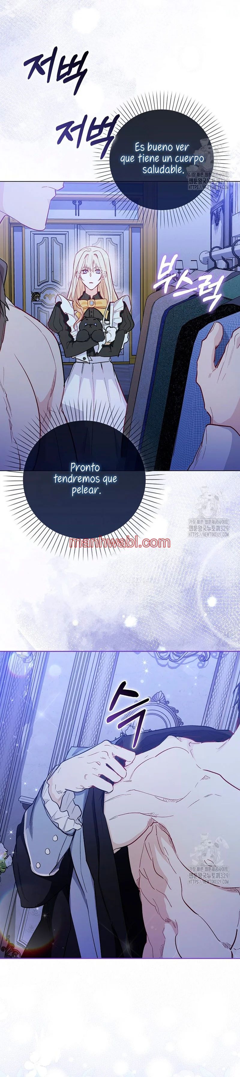 Me convertí en la sirvienta del protagonista de un juego de terror - Capítulo 14 manhwa