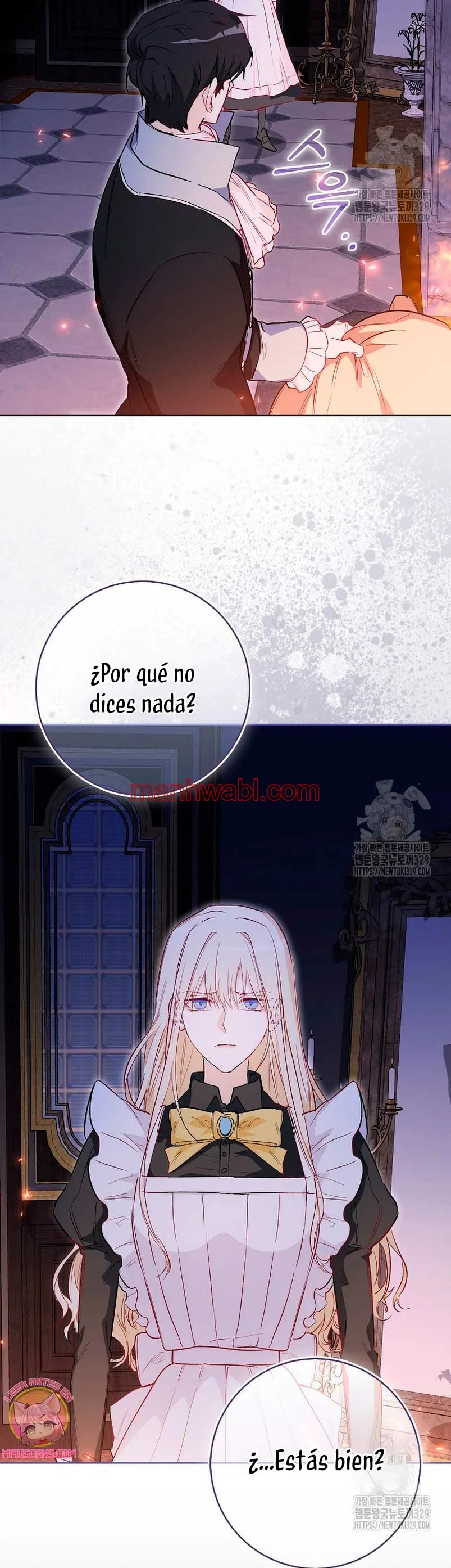Me convertí en la sirvienta del protagonista de un juego de terror - Capítulo 15_3 manhwa