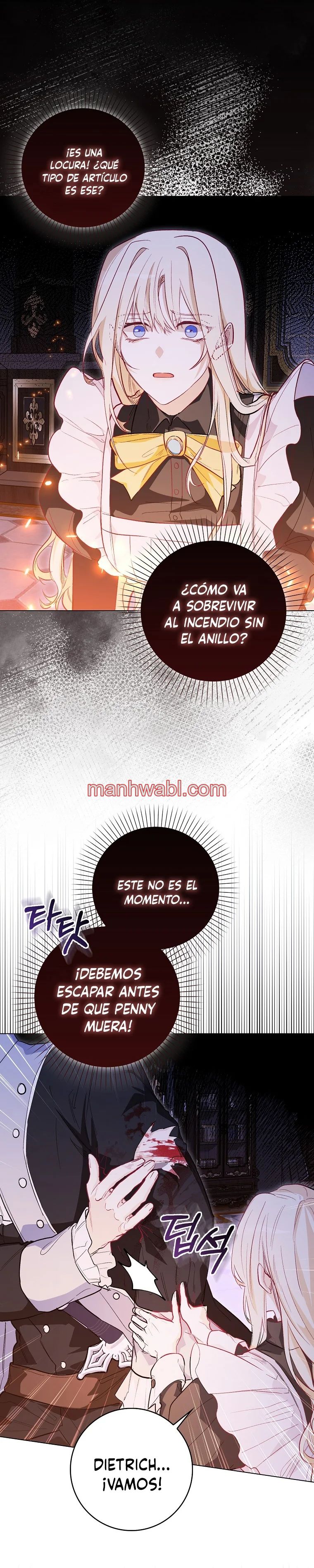 Me convertí en la sirvienta del protagonista de un juego de terror - Capítulo 17 manhwa