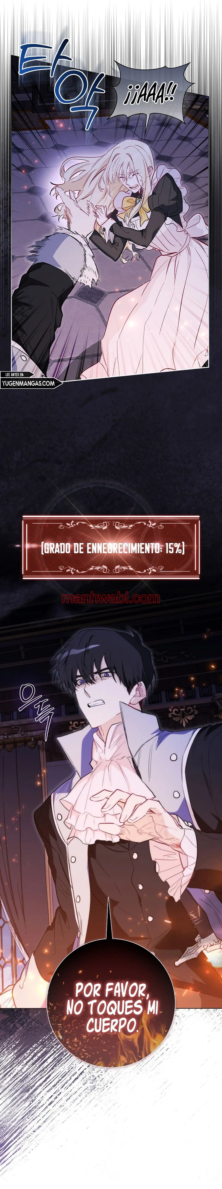 Me convertí en la sirvienta del protagonista de un juego de terror - Capítulo 17 manhwa