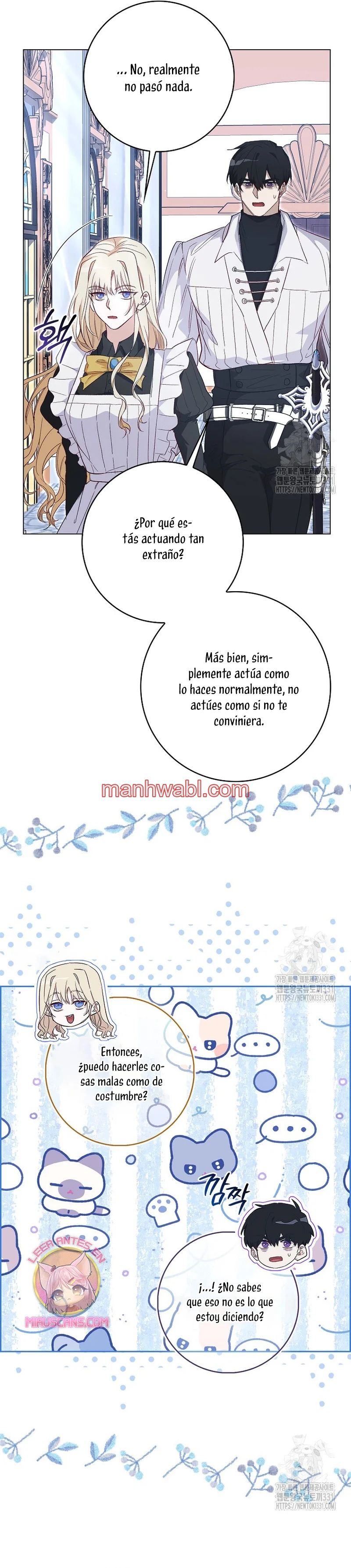 Me convertí en la sirvienta del protagonista de un juego de terror - Capítulo 22_2 manhwa