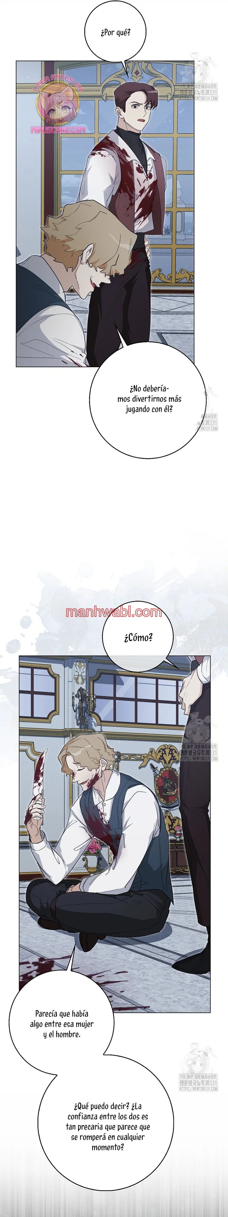 Me convertí en la sirvienta del protagonista de un juego de terror - Capítulo 22_3 manhwa