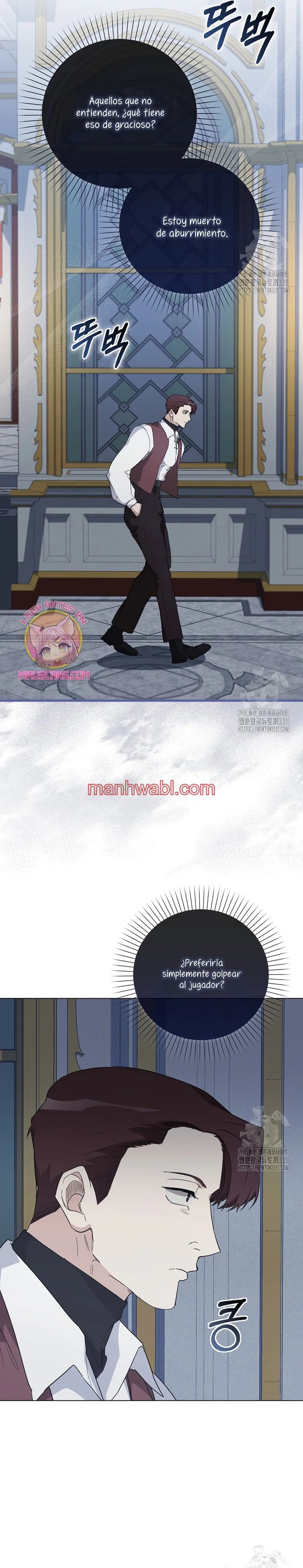 Me convertí en la sirvienta del protagonista de un juego de terror - Capítulo 22_3 manhwa