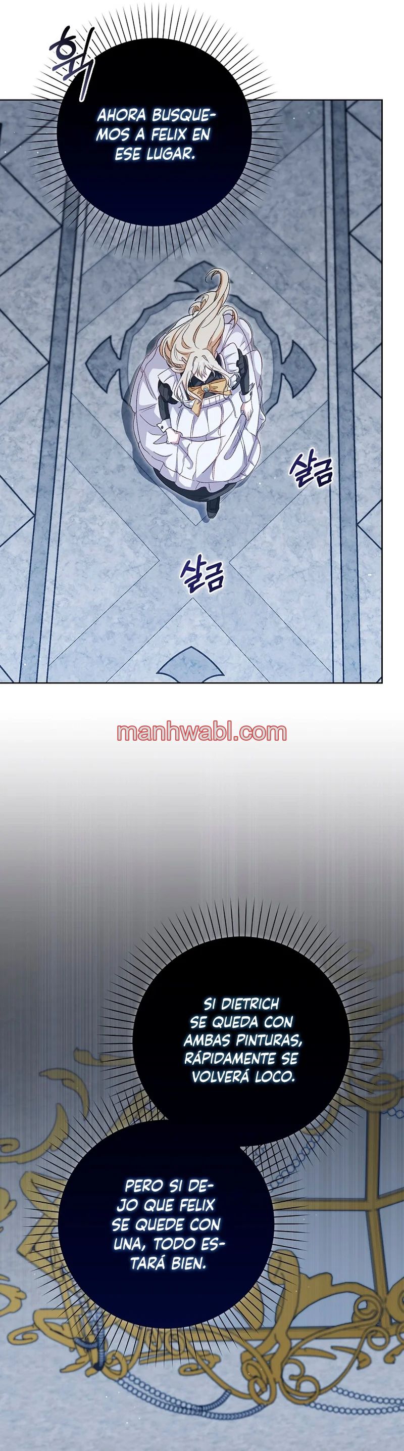 Me convertí en la sirvienta del protagonista de un juego de terror - Capítulo 28_2 manhwa