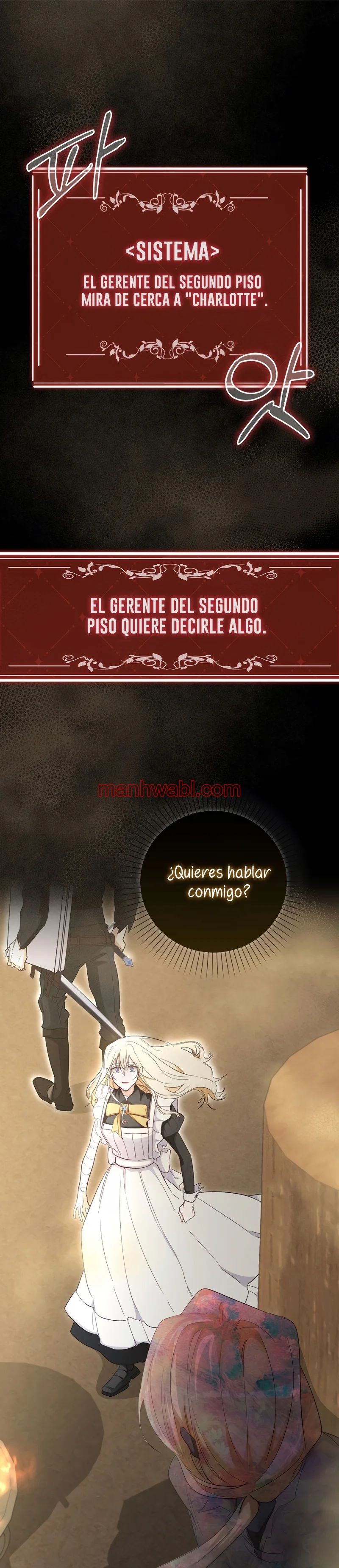 Me convertí en la sirvienta del protagonista de un juego de terror - Capítulo 33 manhwa