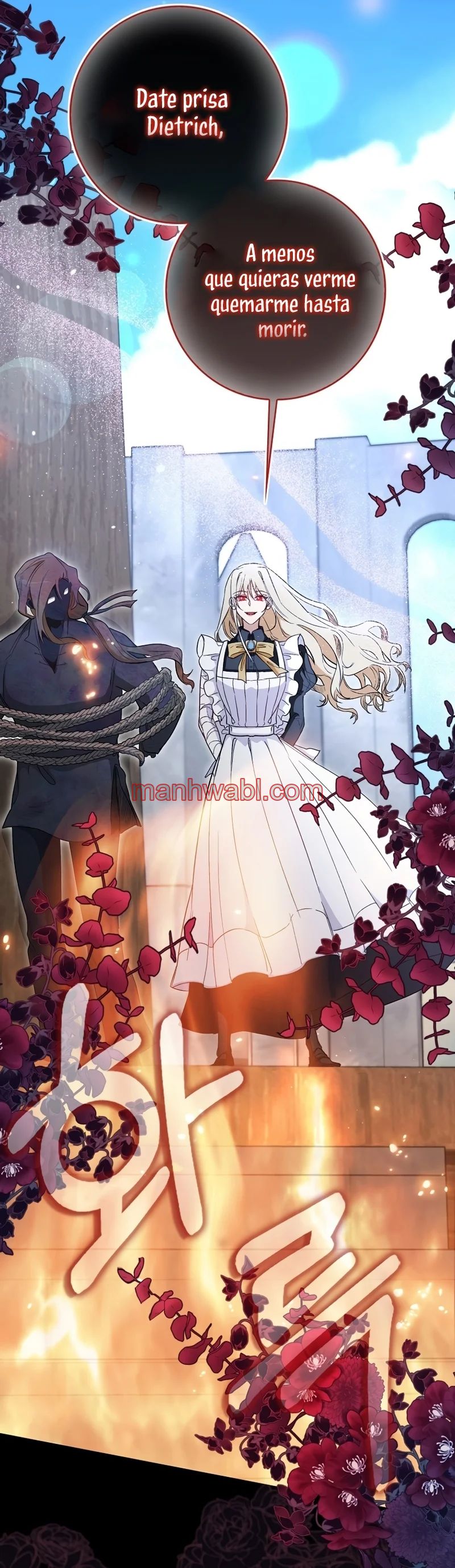 Me convertí en la sirvienta del protagonista de un juego de terror - Capítulo 33 manhwa