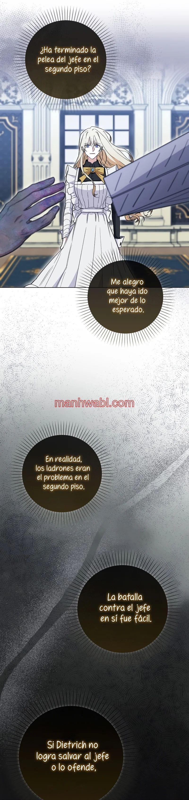 Me convertí en la sirvienta del protagonista de un juego de terror - Capítulo 33_3 manhwa