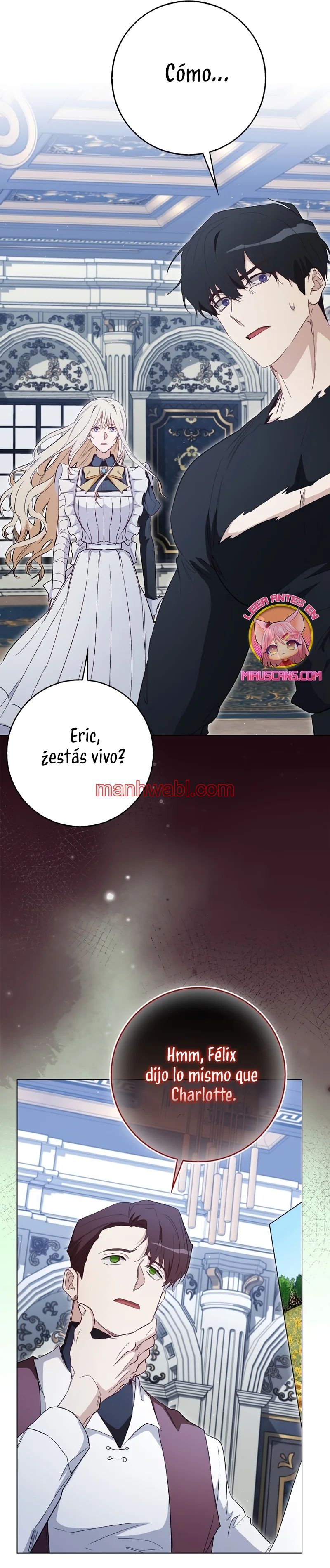 Me convertí en la sirvienta del protagonista de un juego de terror - Capítulo 33_3 manhwa